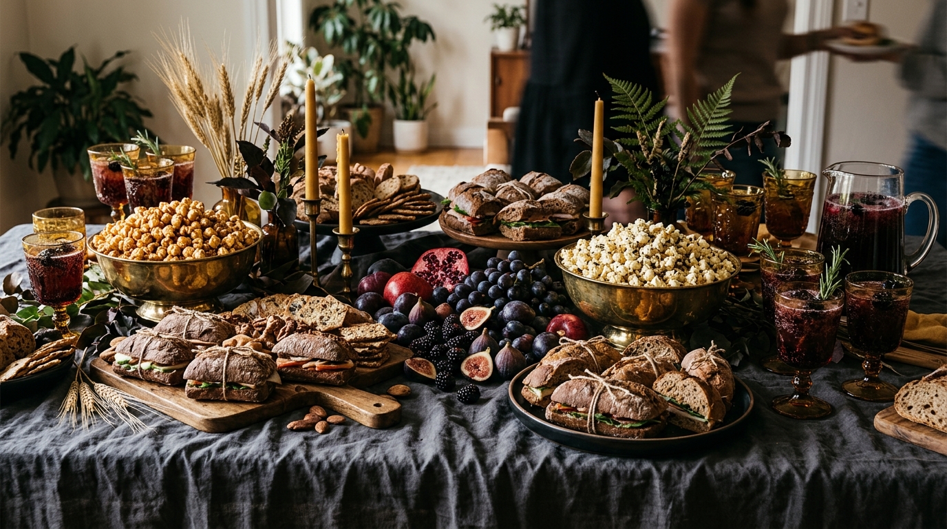 Panem inspired movie night snacks